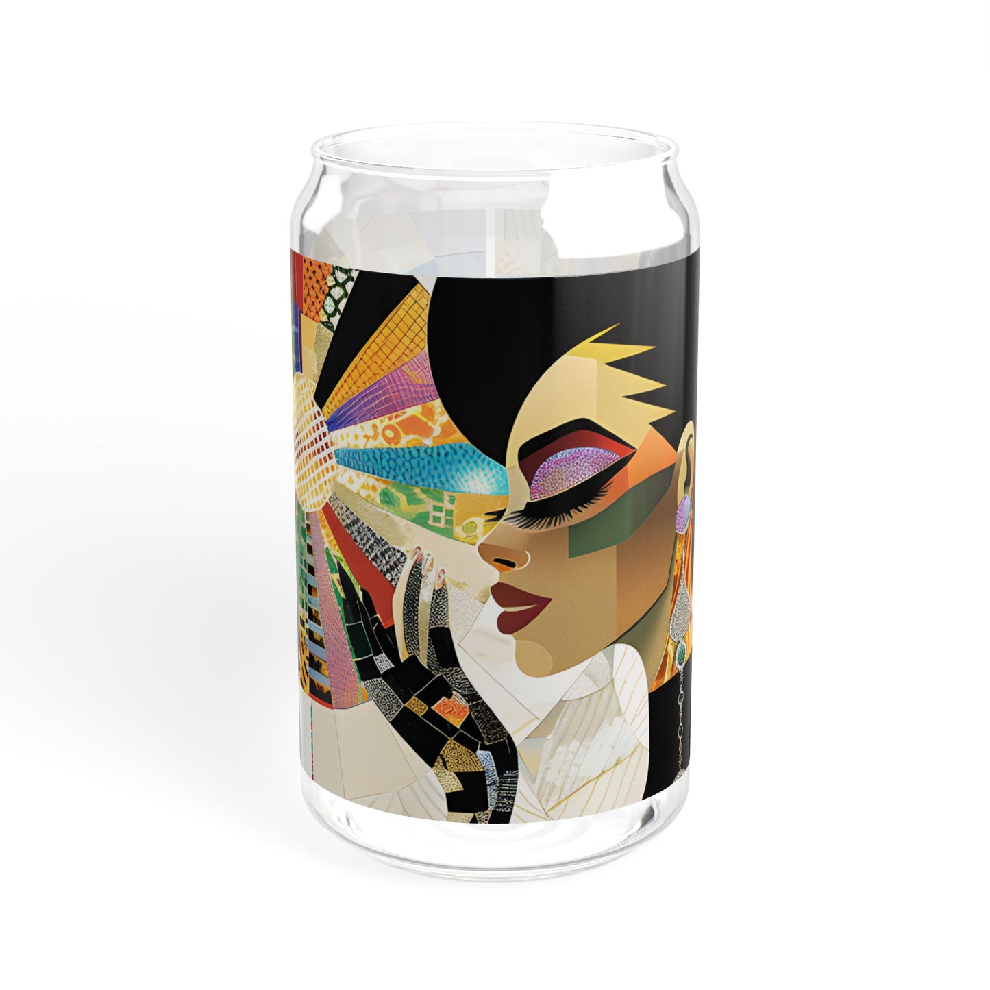 Vibrant Visions: The Bohemian Collection - Sipper Glass, 16oz - #2011