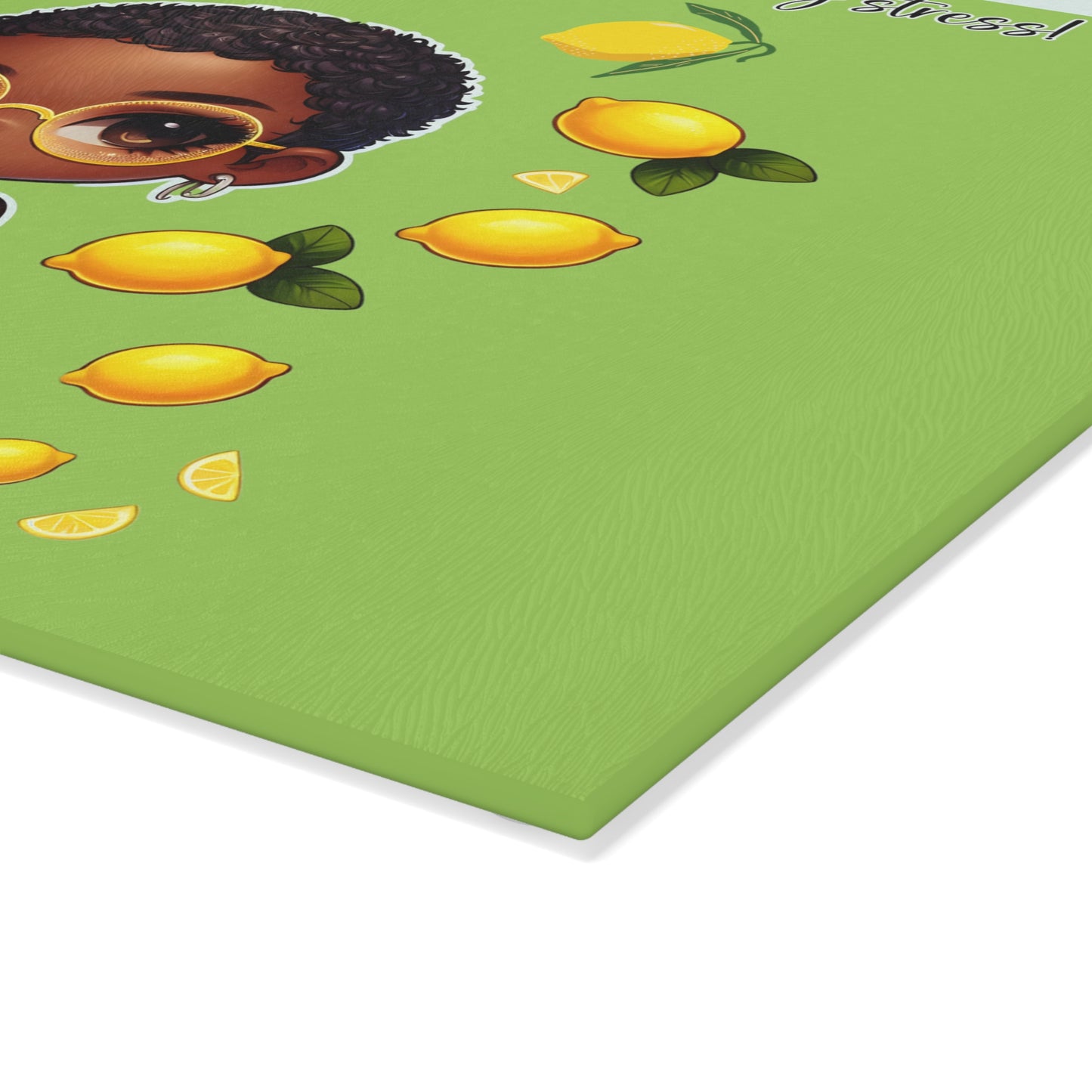 Velvet's View: The Lemon Delight Collection – Glass Cutting Board #2014