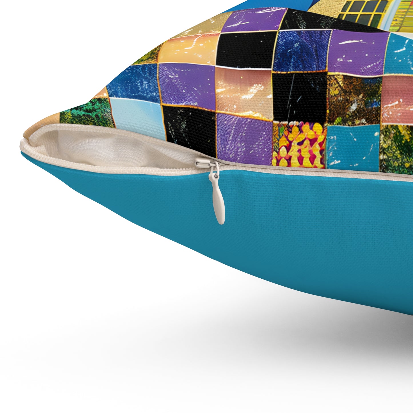 Vibrant Visions: The Bohemian Collection - Spun Polyester Square Pillow - #2014