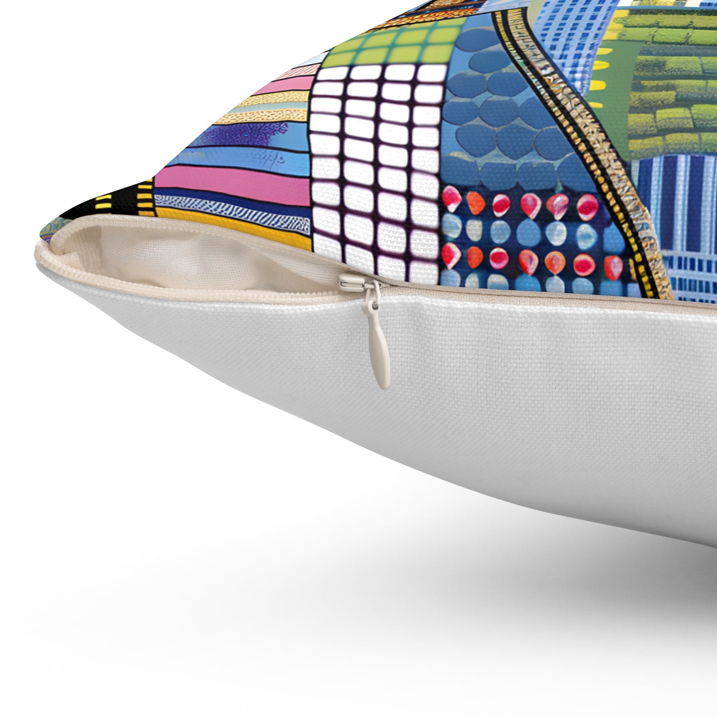 Vibrant Visions: The Bohemian Collection - Spun Polyester Square Pillow - #2013