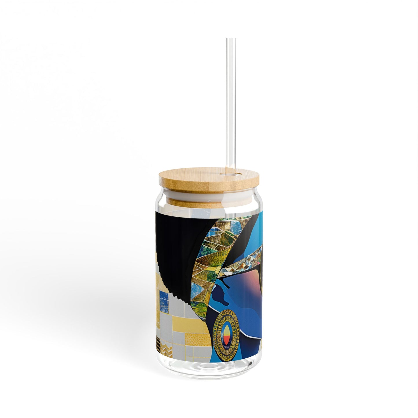 Vibrant Visions: The Bohemian Collection - Sipper Glass, 16oz - #2014