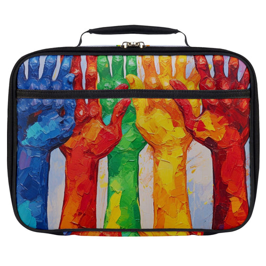 Radiant Hearts  - Full Print Lunch Bag - #2011