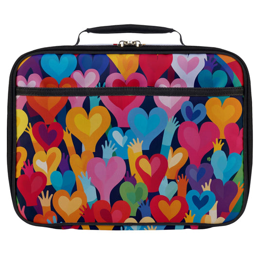 Radiant Hearts - #2013 Full Print Lunch Bag