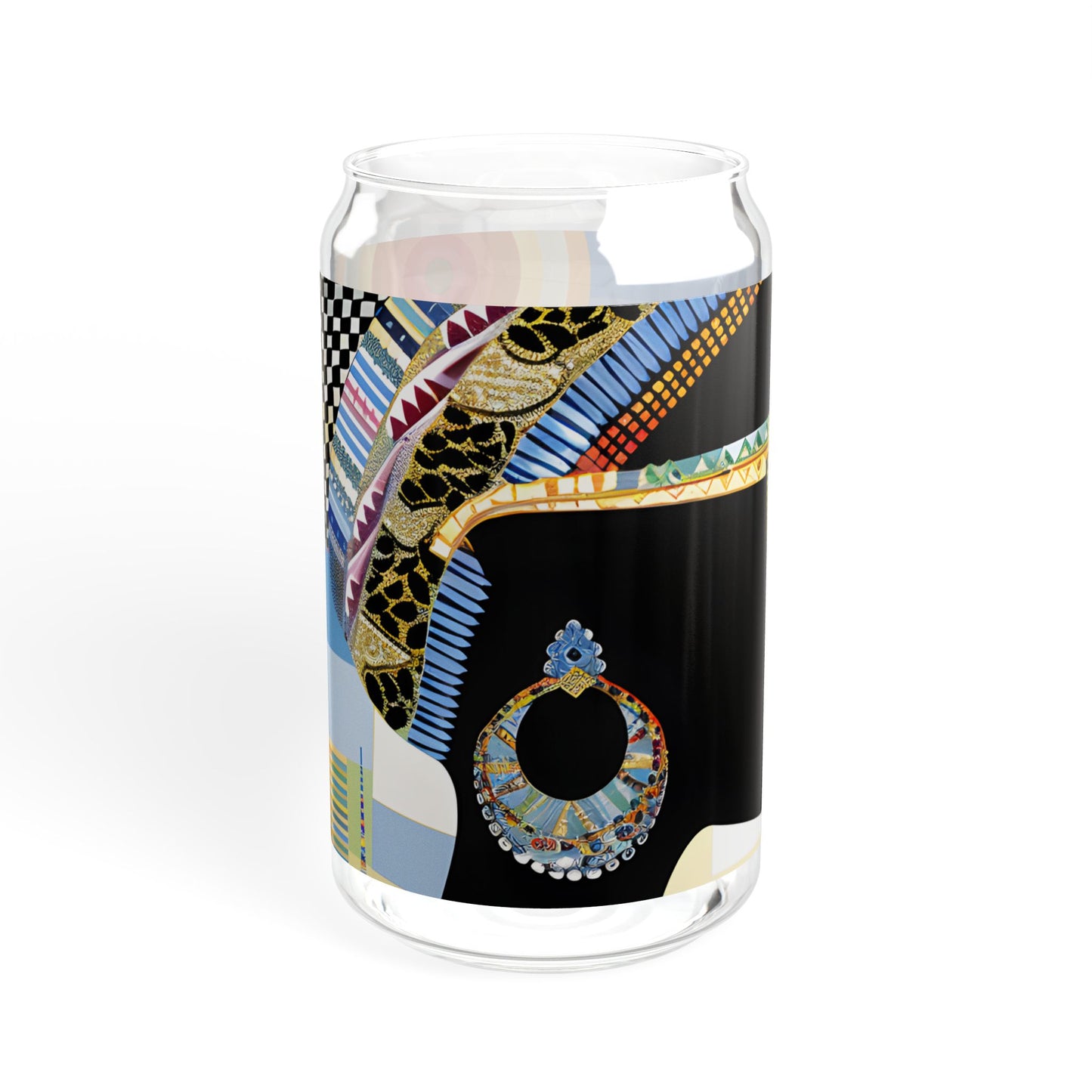 Vibrant Visions: The Bohemian Collection - Sipper Glass, 16oz - #2013