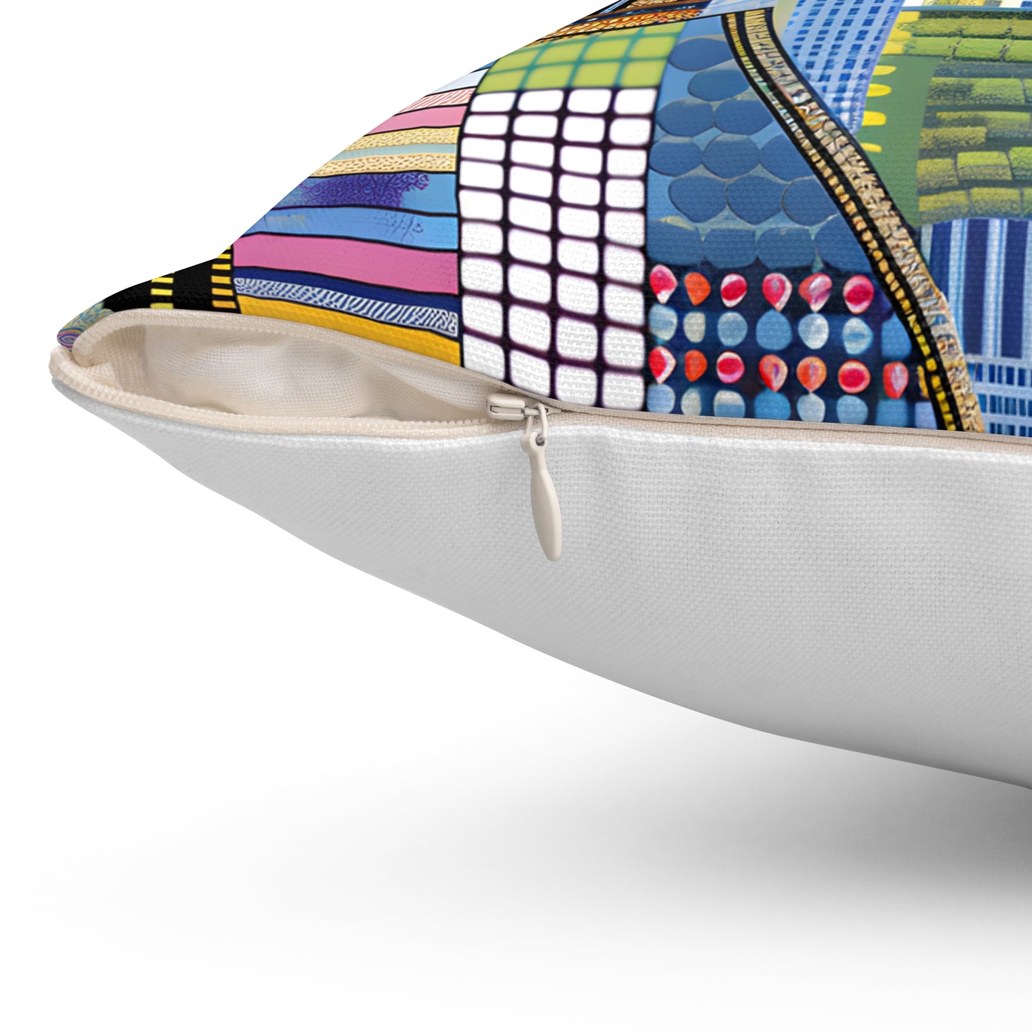 Vibrant Visions: The Bohemian Collection - Spun Polyester Square Pillow - #2013