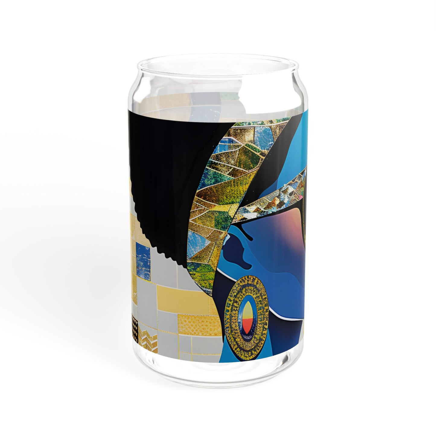 Vibrant Visions: The Bohemian Collection - Sipper Glass, 16oz - #2014