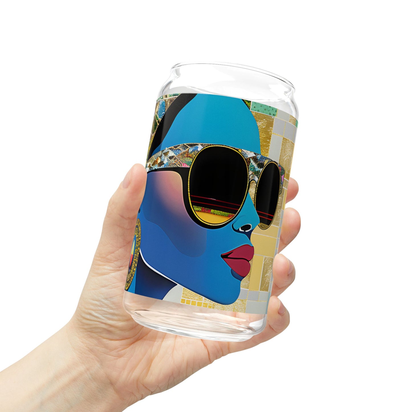 Vibrant Visions: The Bohemian Collection - Sipper Glass, 16oz - #2014