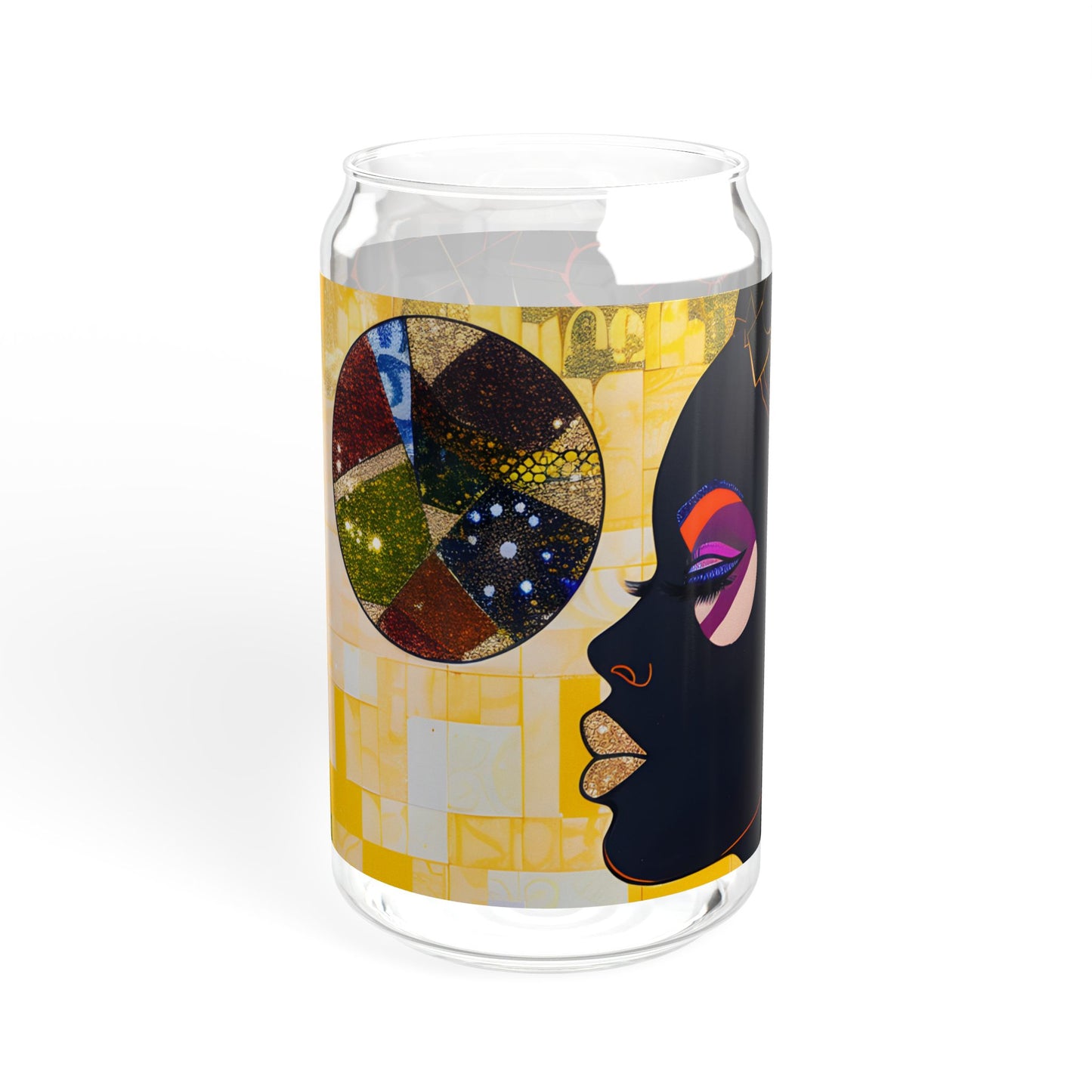 Vibrant Visions: The Bohemian Collection - Sipper Glass, 16oz - #2012