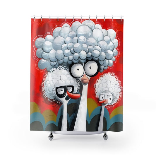 Whimsical Wonders: Towel and Shower Curtain Collection - Shower Curtains - #2014