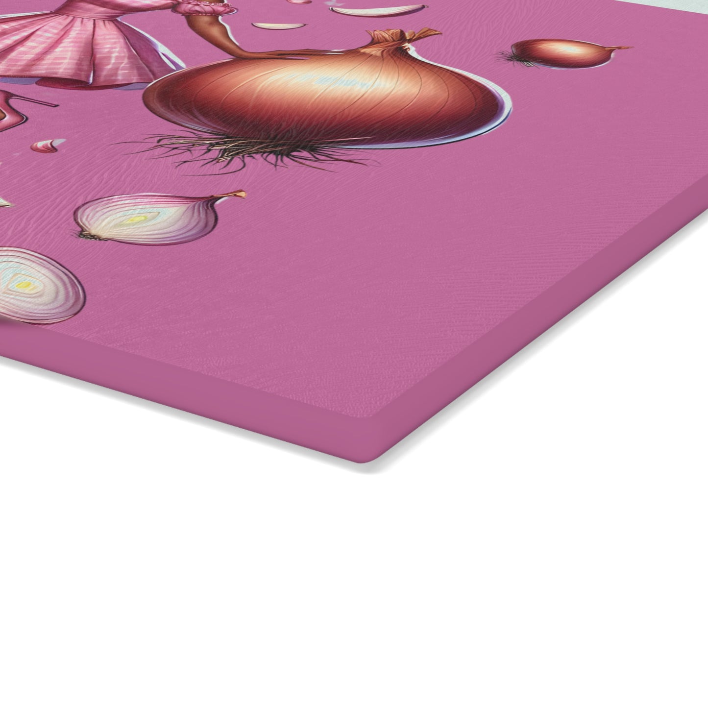 Onion Delight Glass Cutting Boards Collection - Glass Cutting Board - #2012