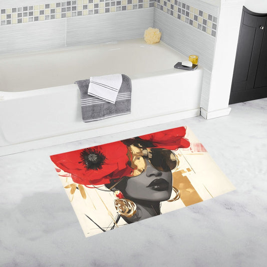 Bold Elegance: The Poppy Collection – Bath Rug - #2014