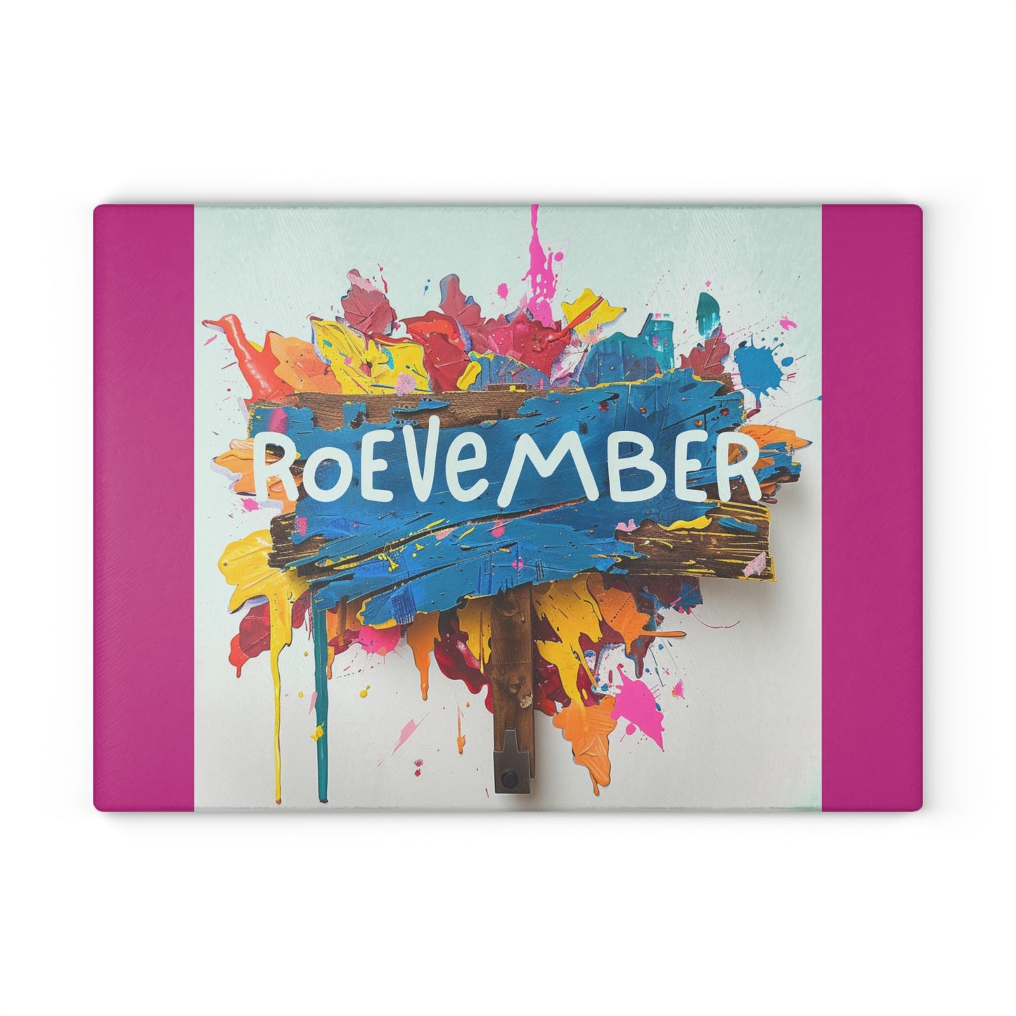 See you in November Roevember Collection - Glass Cutting Board - #2013