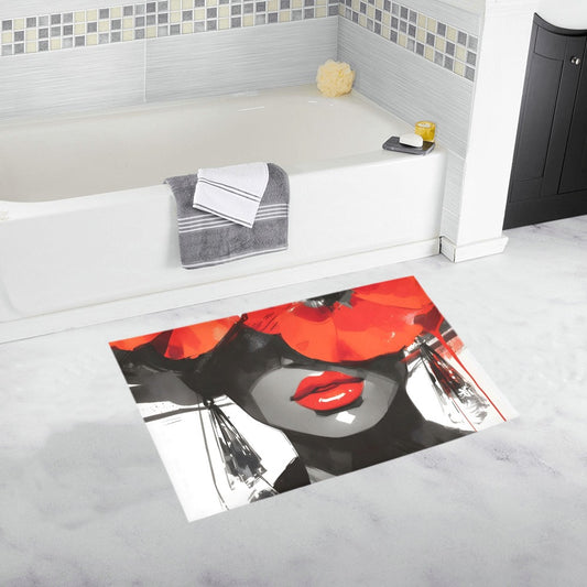 Bold Elegance: The Poppy Collection – Bath Rug - #2012