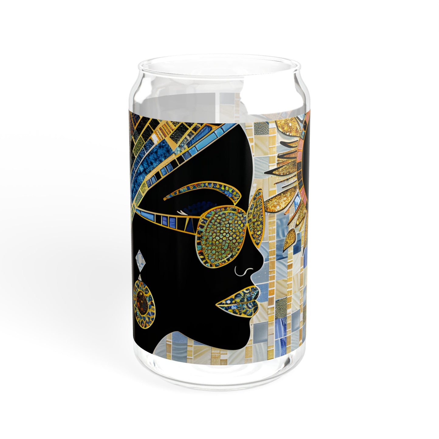 Vibrant Visions: The Bohemian Collection - Sipper Glass, 16oz - #2015