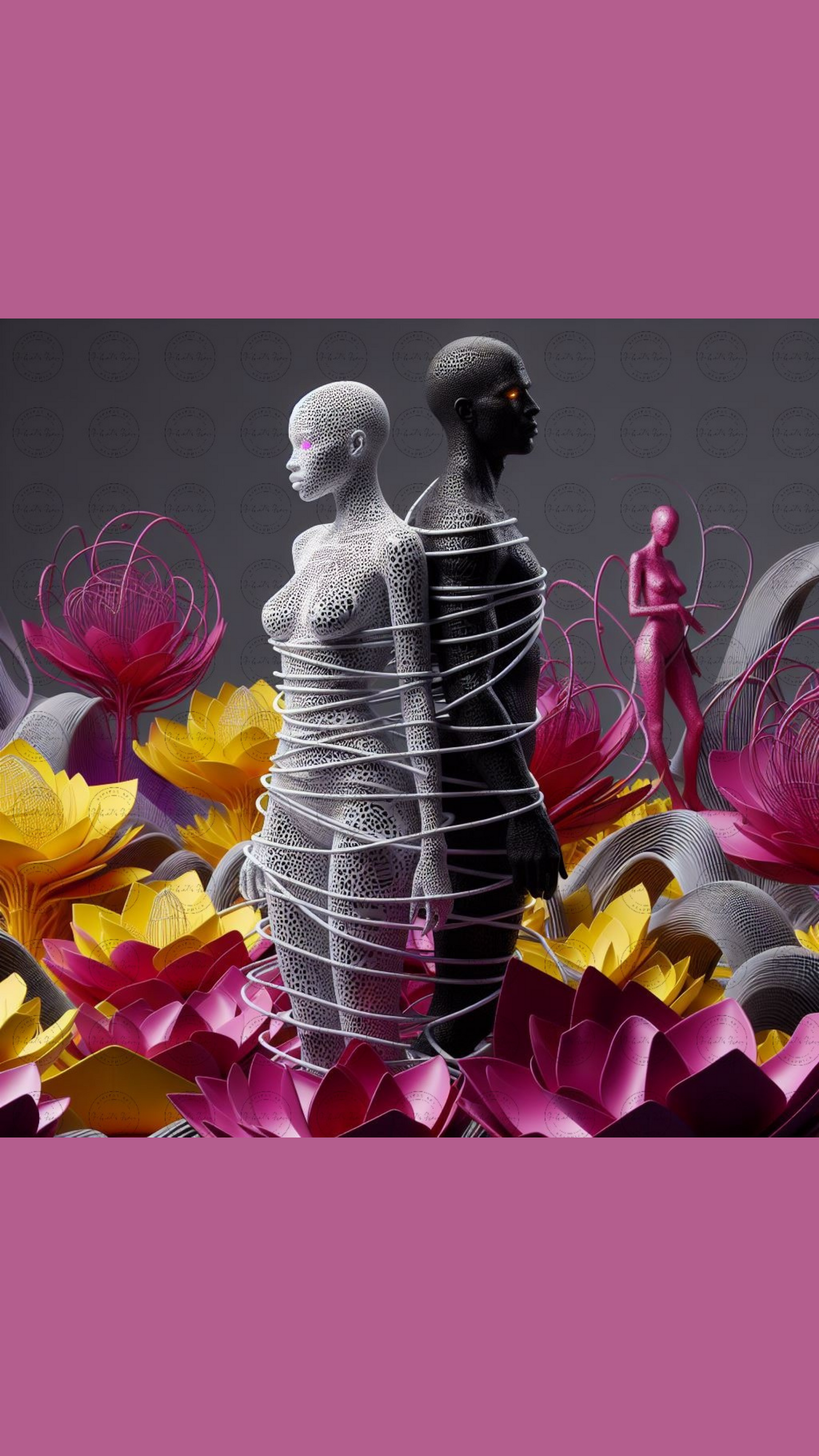 Digital Art - Floral Synthesis: The Fusion of Botany and Bionics - #2016