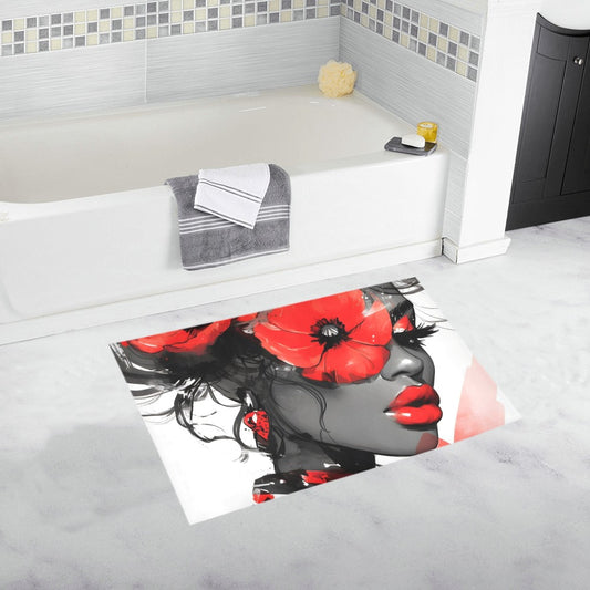 Bold Elegance: The Poppy Collection – Bath Rug - #2011