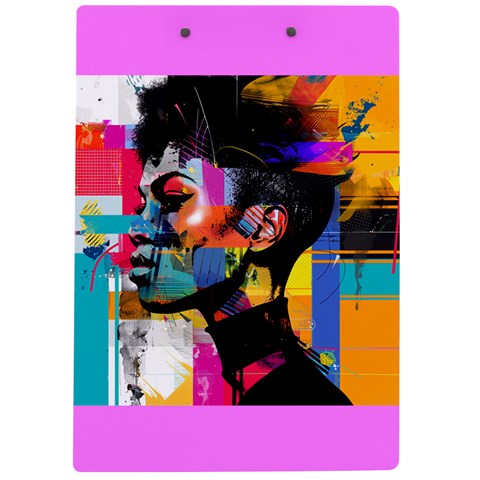 Vibrant Visions: Art-Inspired Elegance for Everyday Life Collection -  A4 Acrylic Clipboard - #2011