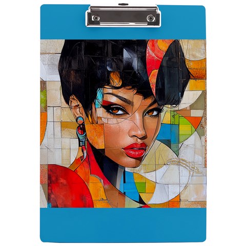 Vibrant Visions: Art-Inspired Elegance for Everyday Life Collection - A4 Acrylic Clipboard - #2013