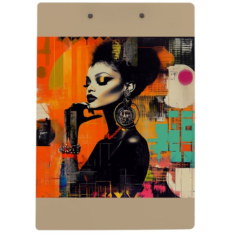 Vibrant Visions: Art-Inspired Elegance for Everyday Life - Collection - A4 Acrylic Clipboard - #2014