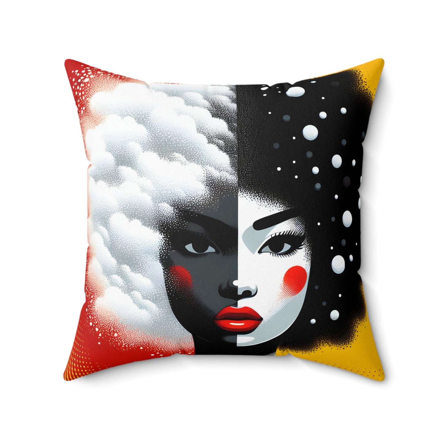 Vibrant Visions Collection - Spun Polyester Square Pillow - #2011