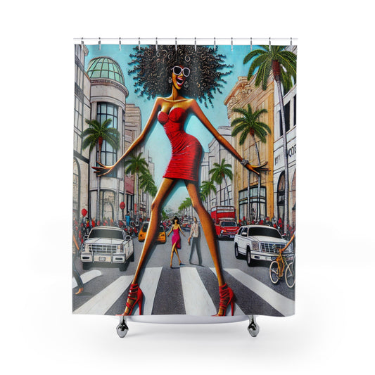 Urban Chic: City Strolls Series - Shower Curtains - #2013