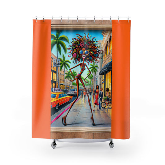 Urban Chic: City Strolls Series - Shower Curtains - #2012