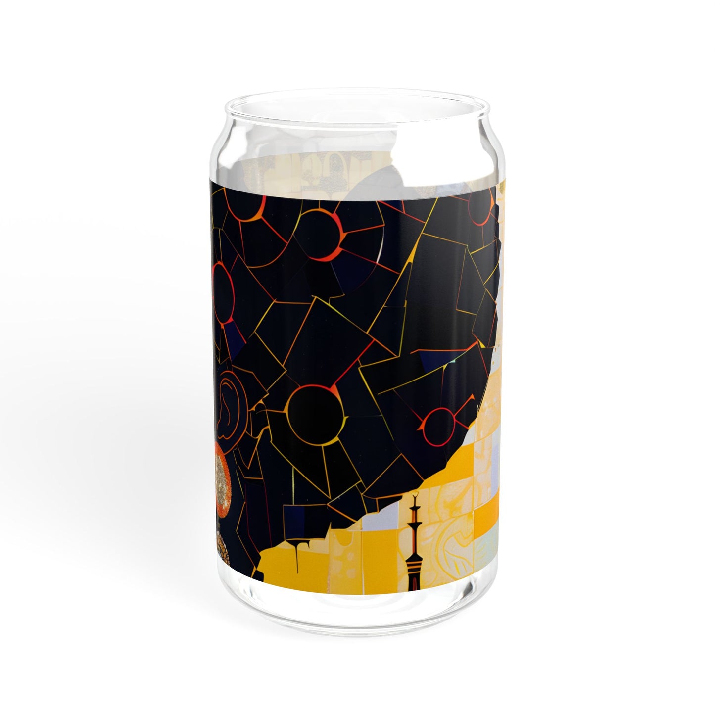 Vibrant Visions: The Bohemian Collection - Sipper Glass, 16oz - #2012