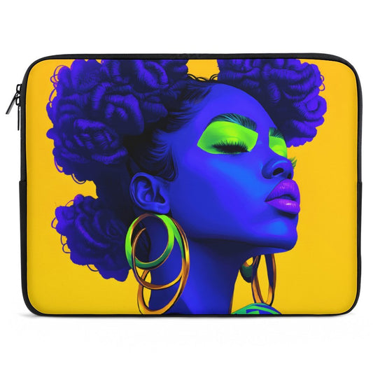 Vivid Visions: The Essence of Afro-Modernism Collection - Laptop Sleeve (Multiple Sizes) Laptop Sleeve  Multi Size - #2011