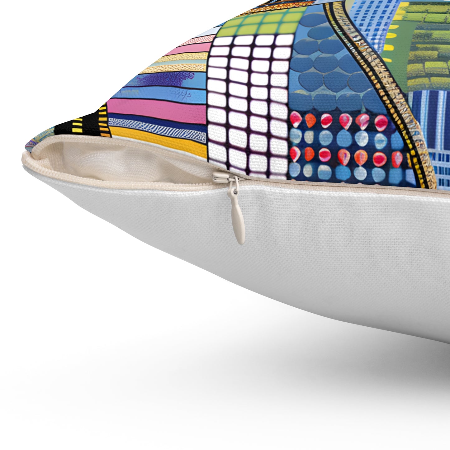 Vibrant Visions: The Bohemian Collection - Spun Polyester Square Pillow - #2013