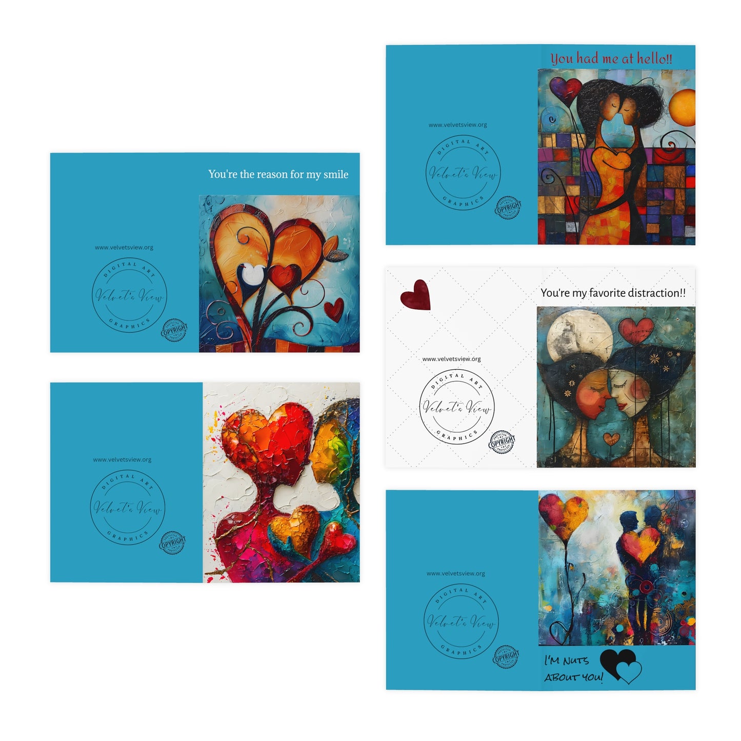 Multi-Design Greeting Cards (5-Pack)