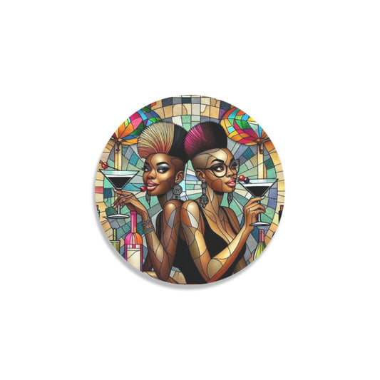 Sip & Savor: Exquisite Elegance Coaster Collection - Round Coaster Set - #2019