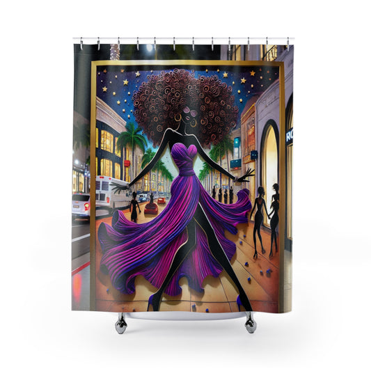 Urban Chic: City Strolls Series - Shower Curtains - #2011