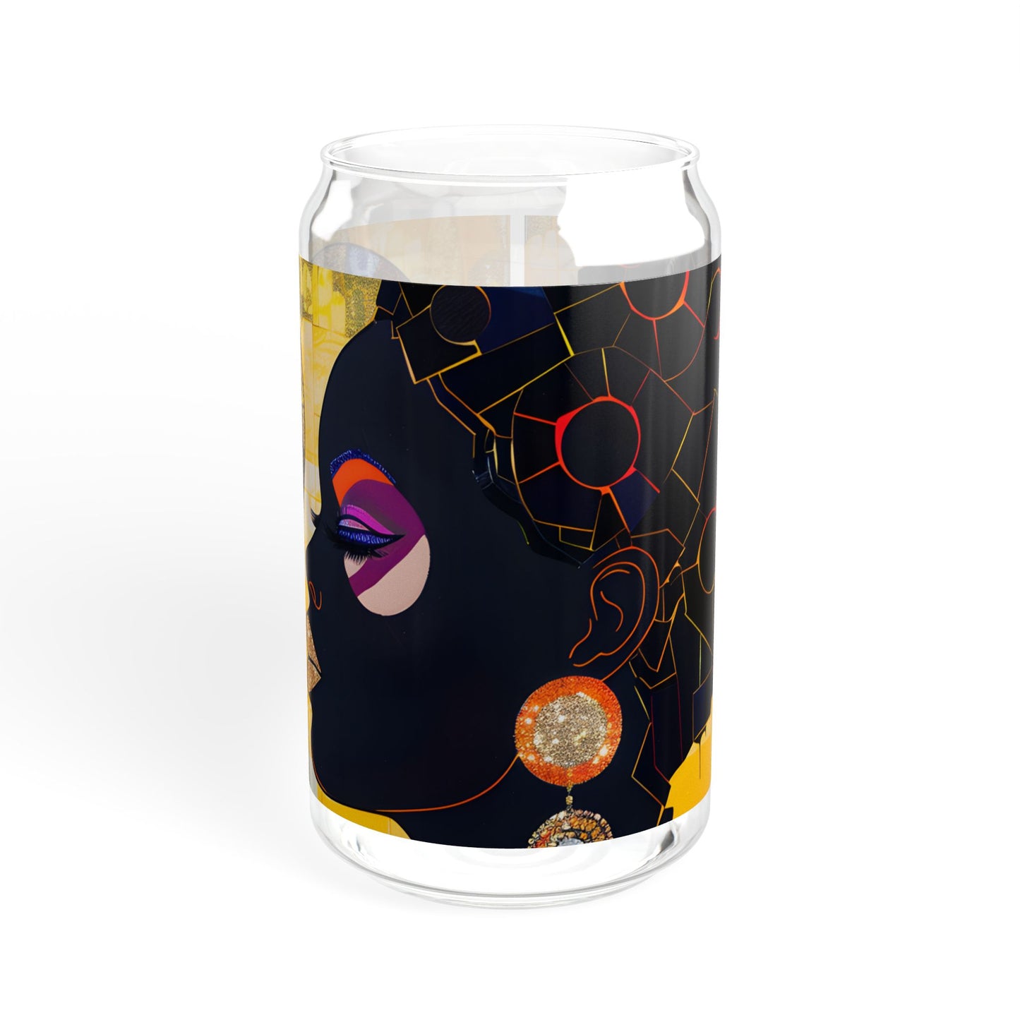 Vibrant Visions: The Bohemian Collection - Sipper Glass, 16oz - #2012