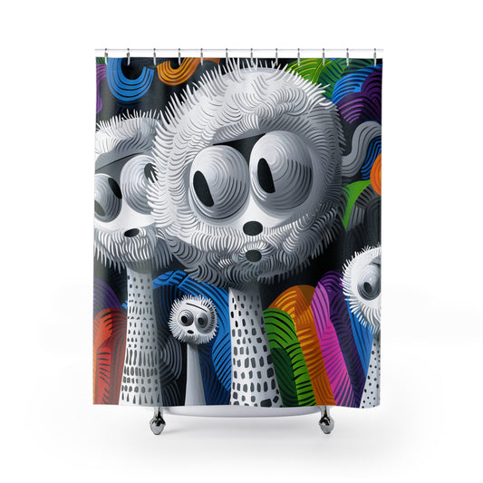 Whimsical Wonders: Towel and Shower Curtain Collection - Shower Curtains - #2016