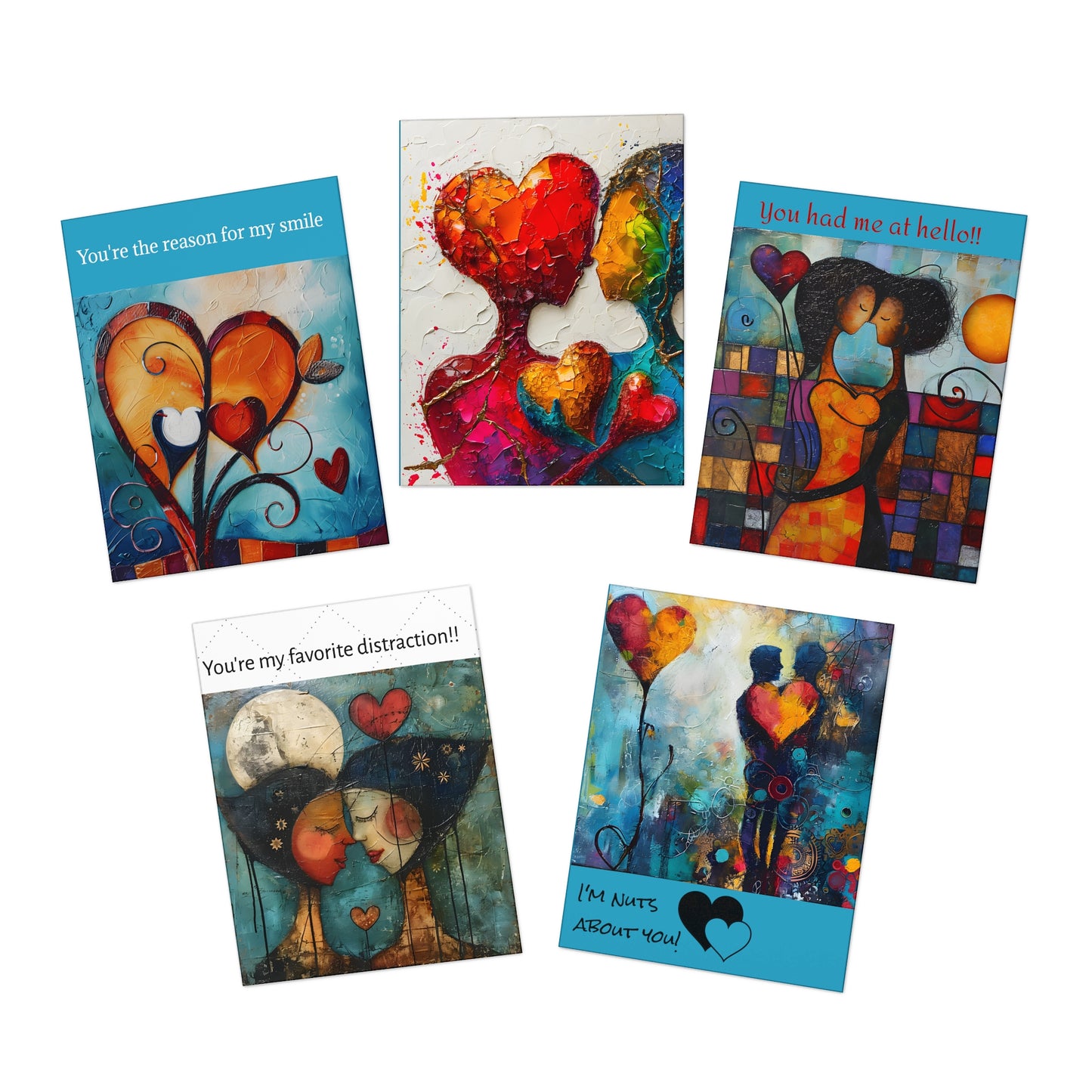 Multi-Design Greeting Cards (5-Pack)