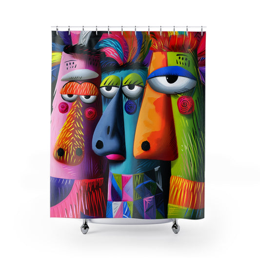 Whimsical Wonders: Towel and Shower Curtain Collection - Shower Curtains - #2012