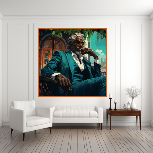 Digital Art - Elegance in Emerald: A Portrait of Timeless Sophistication #2015