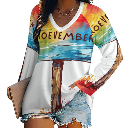 See You in November Roevember Collection - Long Sleeve Loose Tee (TLREV2) Long sleeve loose tee - #2014